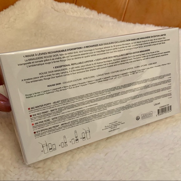 ~SOLD~Dior Rouge Minaudiere Clutch Lip Set BNIB - Picture 10 of 10